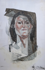 Série Les Gens (2) - gouache sur papier - 40 x 32,5 cm - 2009-2010